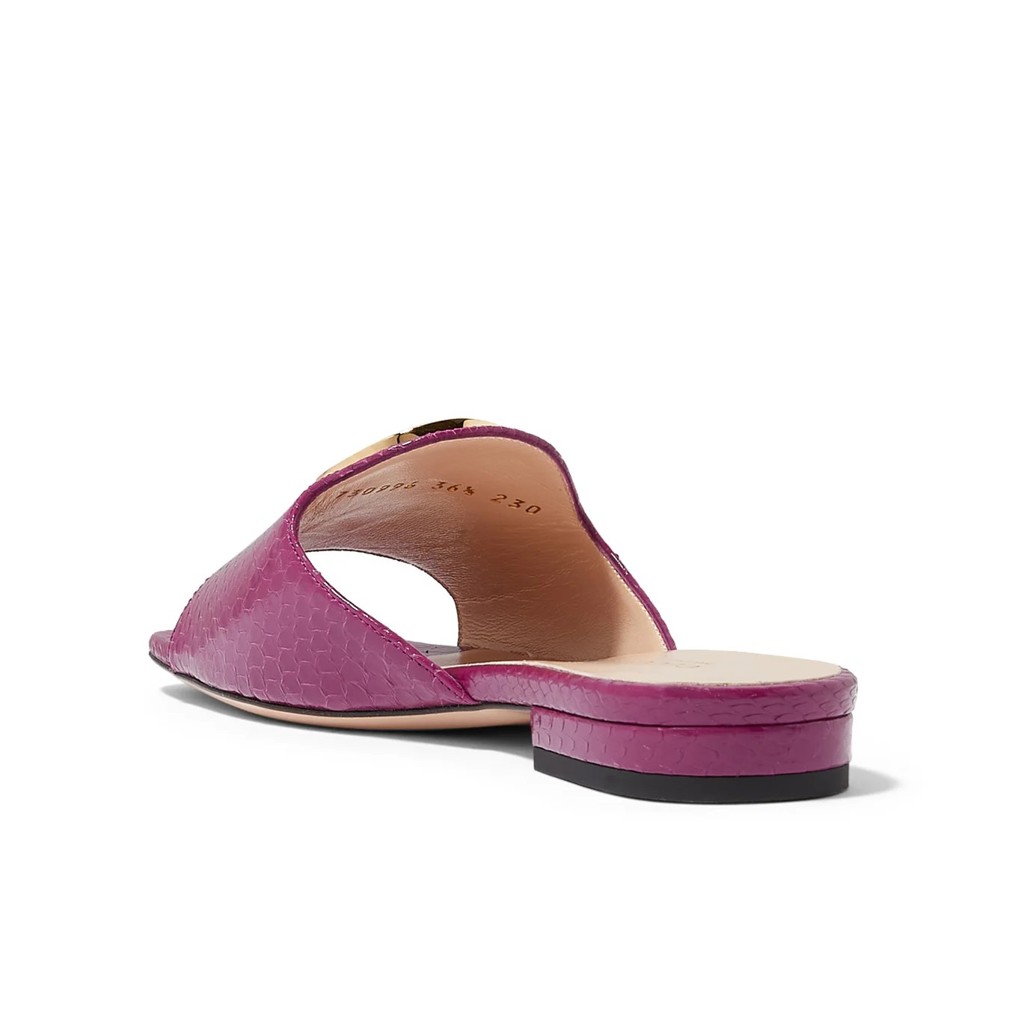 Мюли с монограммой Guccio Gucci