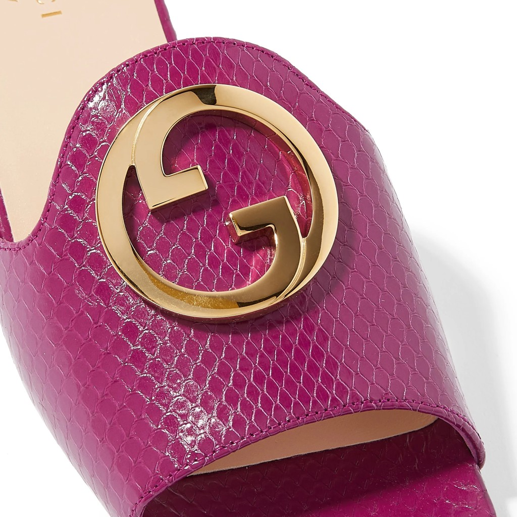 Мюли с монограммой Guccio Gucci