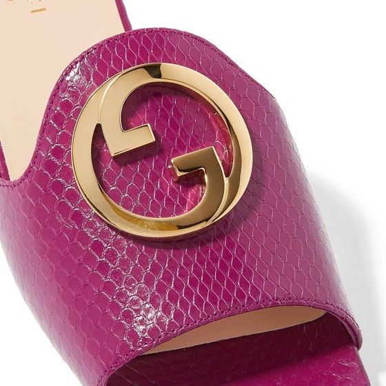 Мюли с монограммой Guccio Gucci