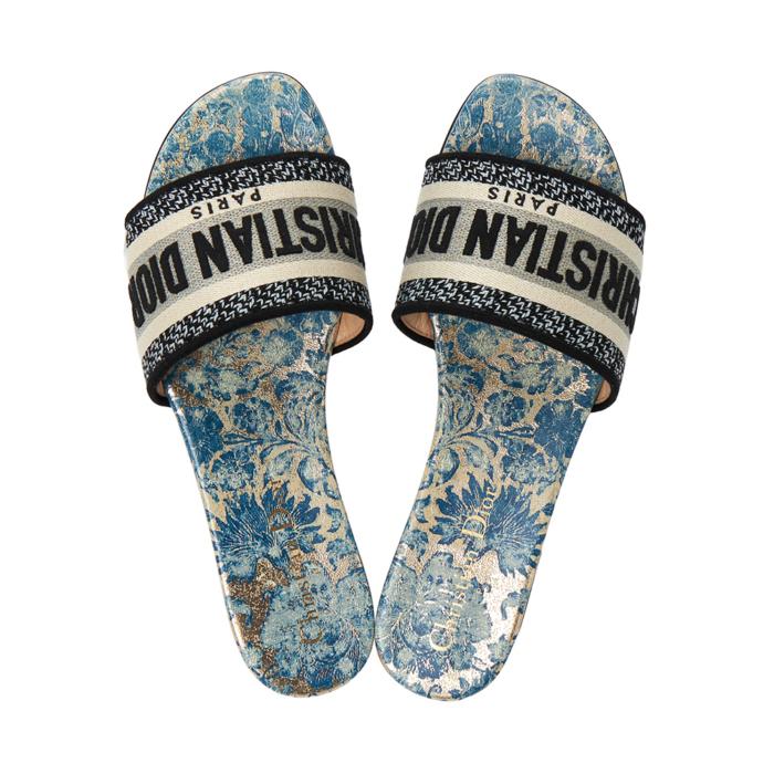 Шлепанцы D-Way Oblique Jacquard Canvas