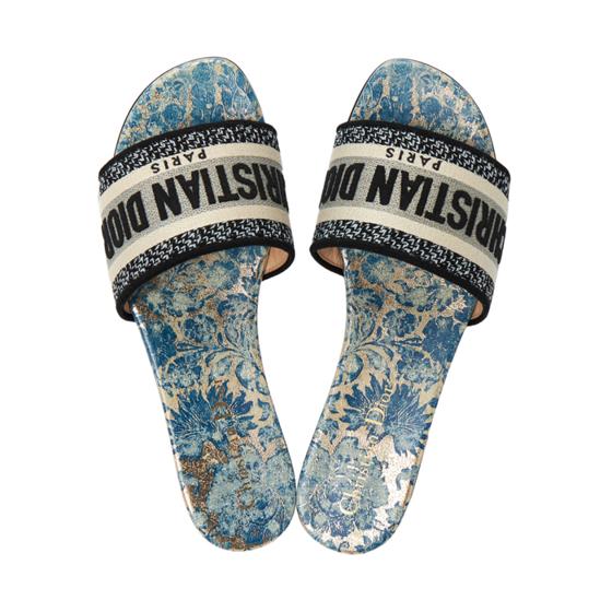 Шлепанцы D-Way Oblique Jacquard Canvas