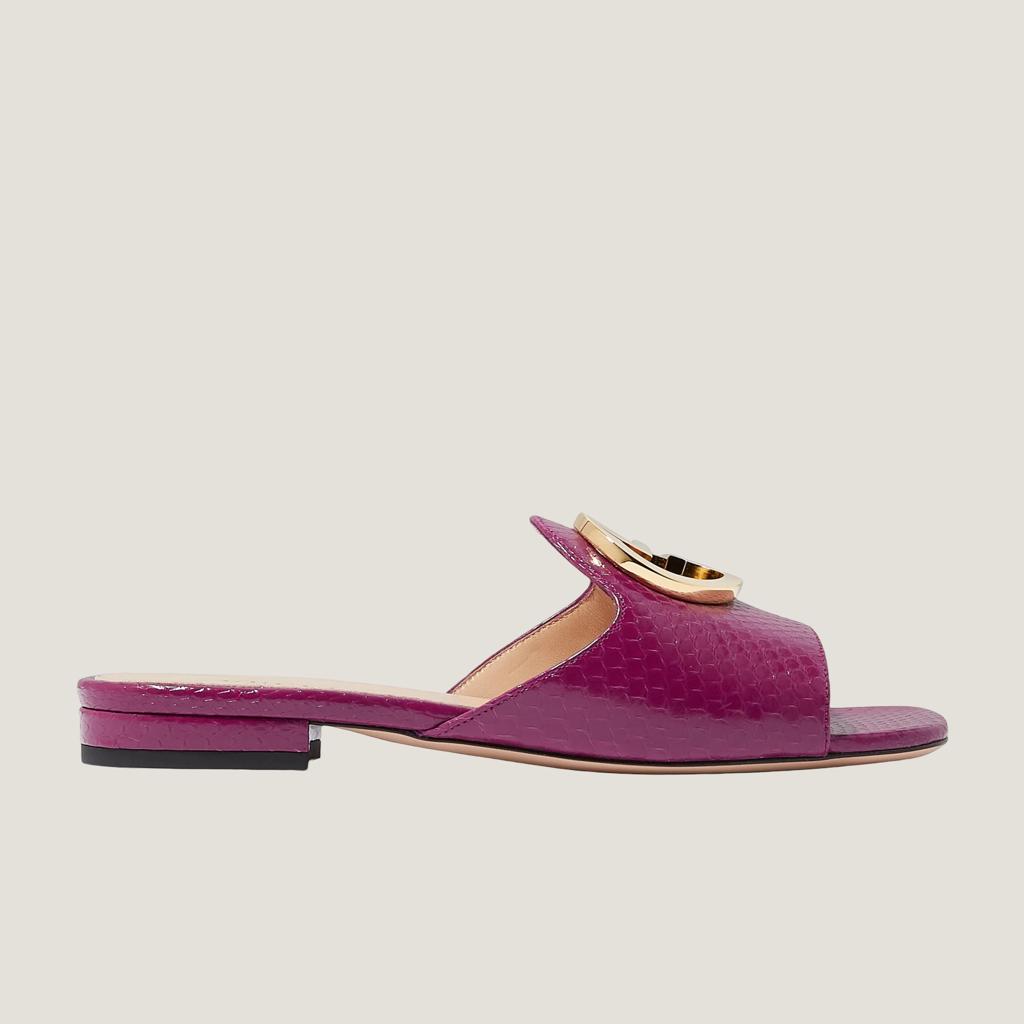 Мюли с монограммой Guccio Gucci GUCCI