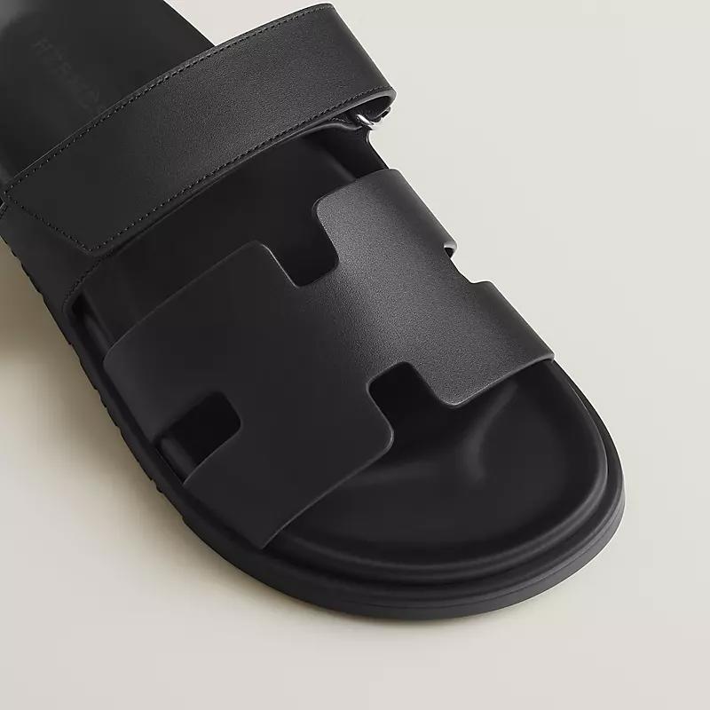 Сандалии Chypre sandal Noir из телячьей кожи