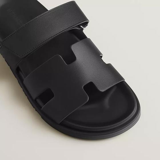 Сандалии Chypre sandal Noir из телячьей кожи