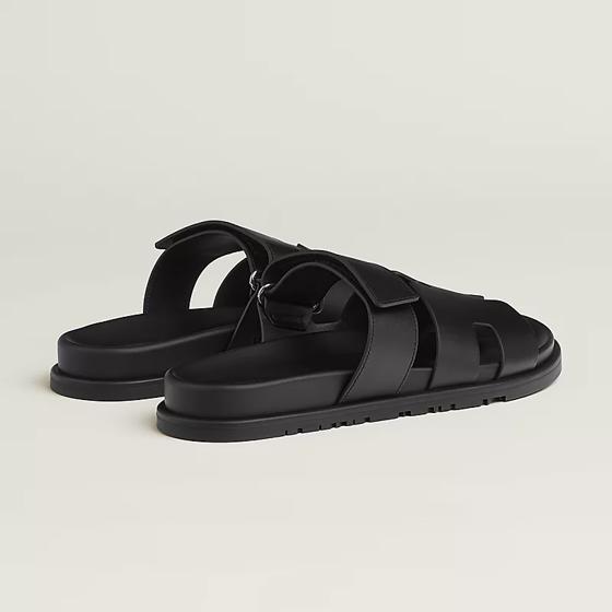 Сандалии Chypre sandal Noir из телячьей кожи