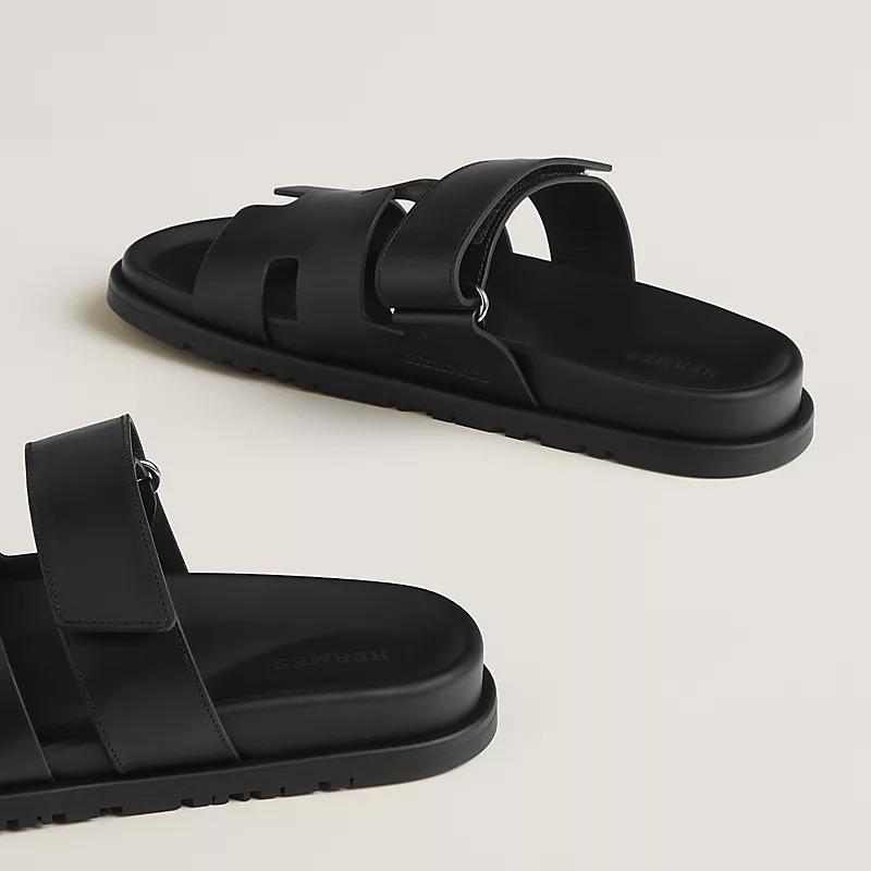 Сандалии Chypre sandal Noir из телячьей кожи