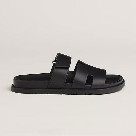 Сандалии Chypre sandal Noir из телячьей кожи