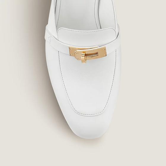 Мюли Oz Blanc из кожи с пряжкой Kelly 