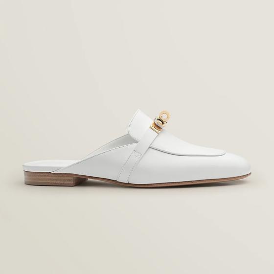 Мюли Oz Blanc из кожи с пряжкой Kelly 