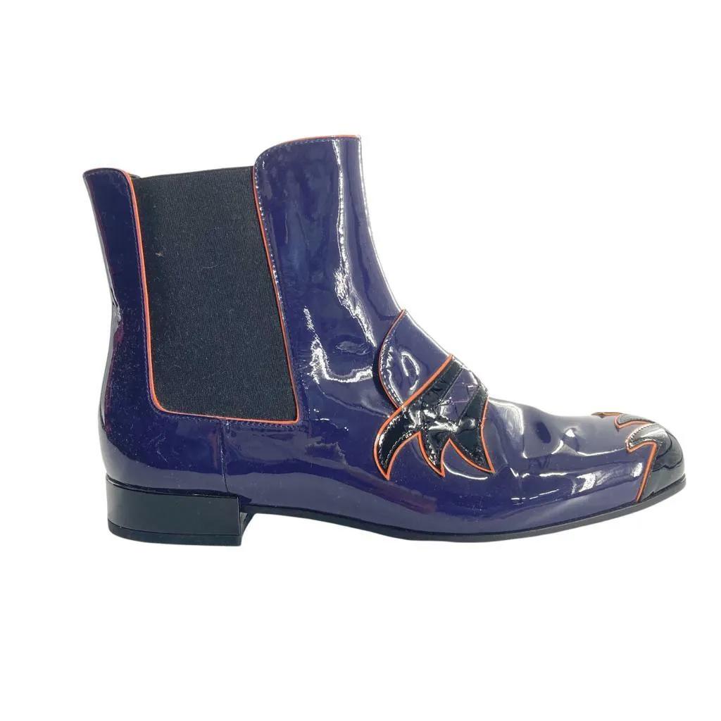 Челси Bottega Veneta Ankle Boots Flame Blue