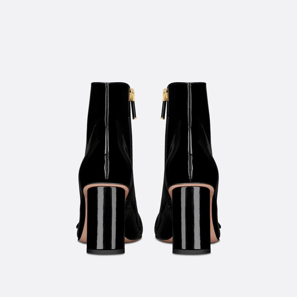 Ботильоны C est Dior Black из лакированной кожи