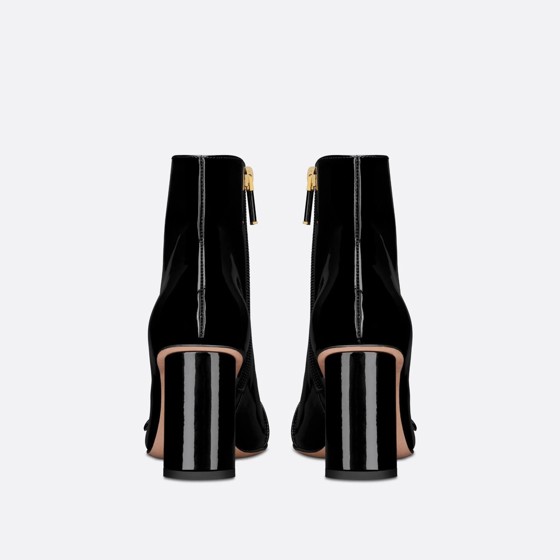 Ботильоны C est Dior Black из лакированной кожи