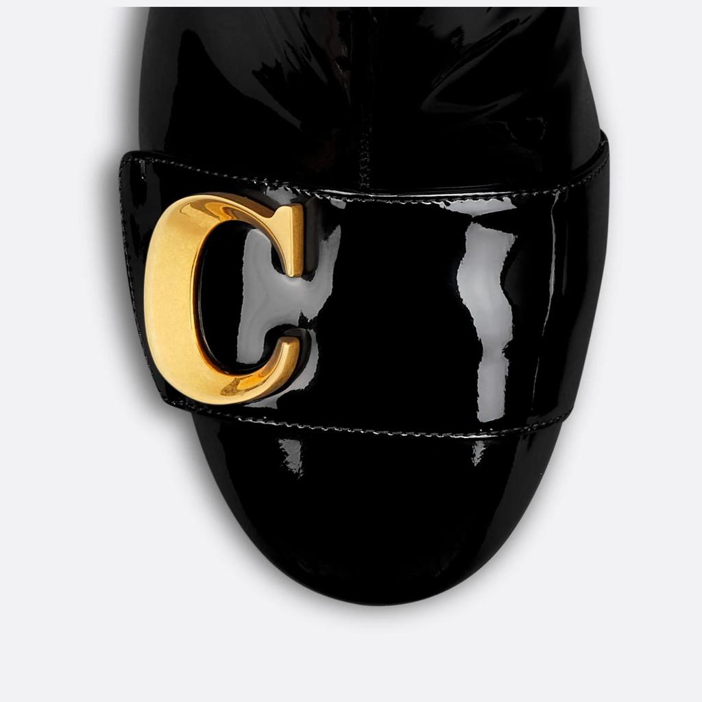 Ботильоны C est Dior Black из лакированной кожи