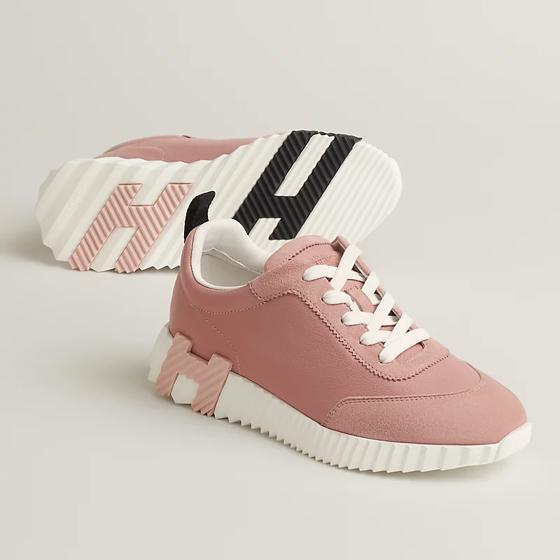 Кроссовки Bouncing sneaker цвета Rose Aquarelle  HERMES