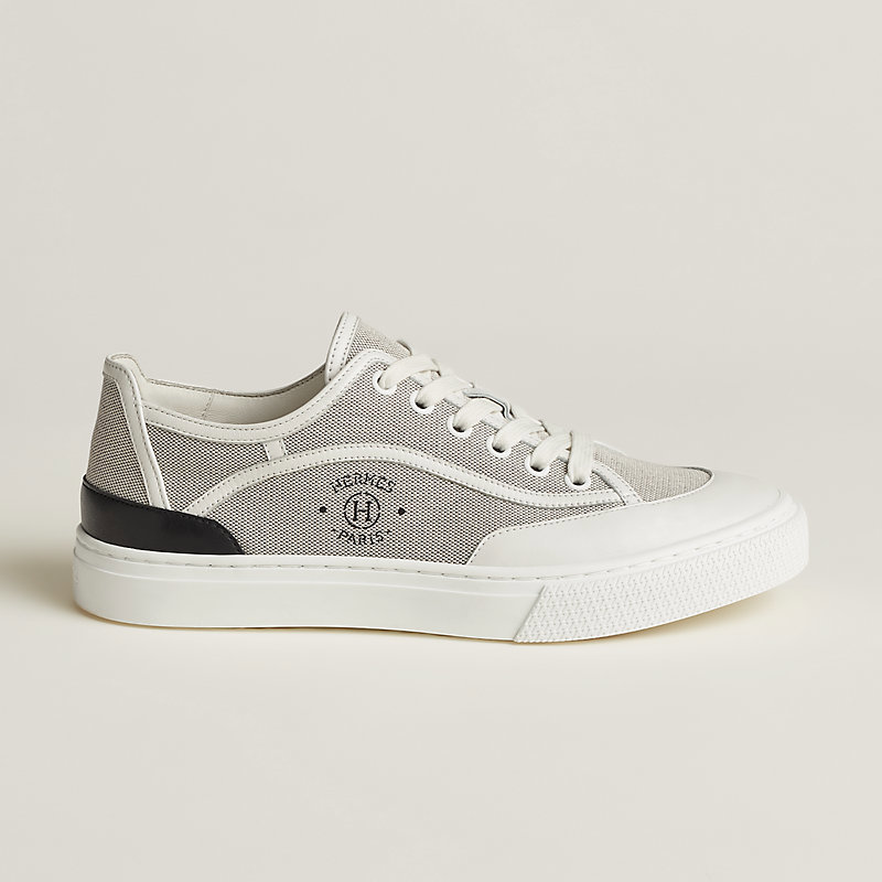 Кеды Get sneaker Prunoir / White из канвы H и телячьей кожи 