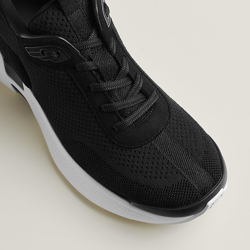Кроссовки Heros sneaker Black из трикотажа и замши