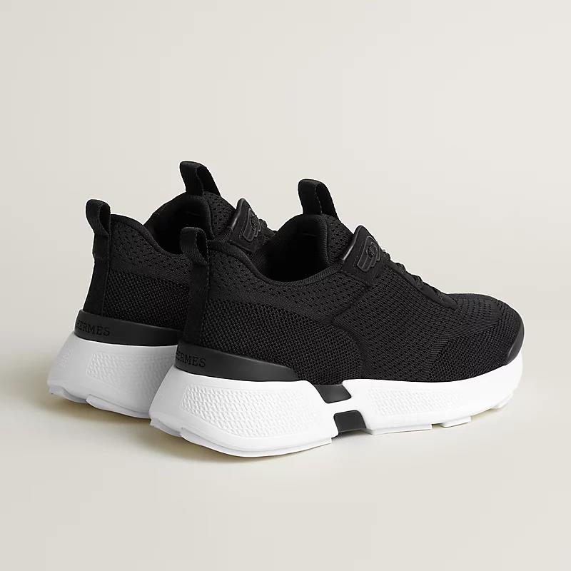 Кроссовки Heros sneaker Black из трикотажа и замши