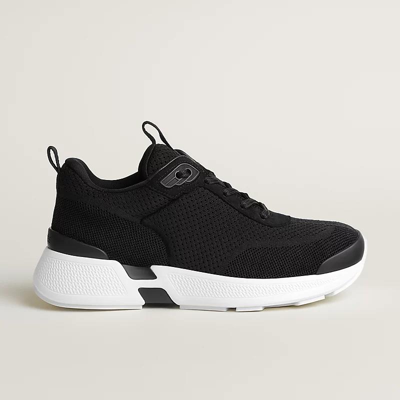Кроссовки Heros sneaker Black из трикотажа и замши
