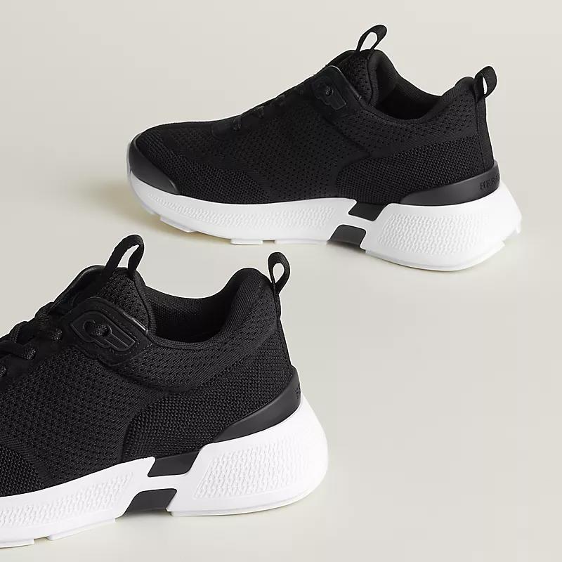 Кроссовки Heros sneaker Black из трикотажа и замши