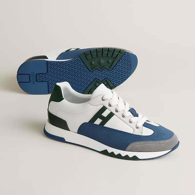 Кроссовки Trail sneaker Multicolore Bleu Turquin HERMES