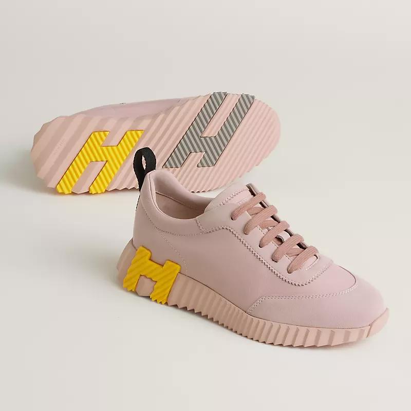 Кроссовки Bouncing sneaker Rose Porcelaine HERMES