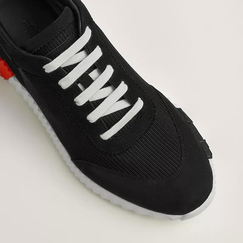 Кроссовки Bouncing sneaker Noir из сетки и замши
