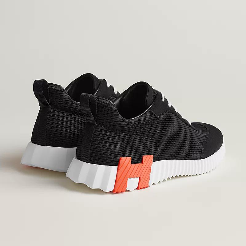 Кроссовки Bouncing sneaker Noir из сетки и замши
