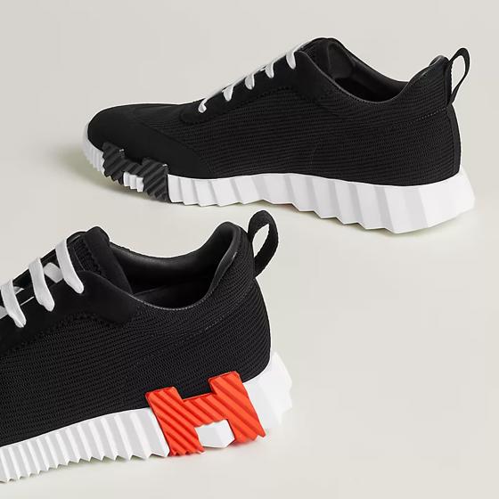 Кроссовки Bouncing sneaker Noir из сетки и замши