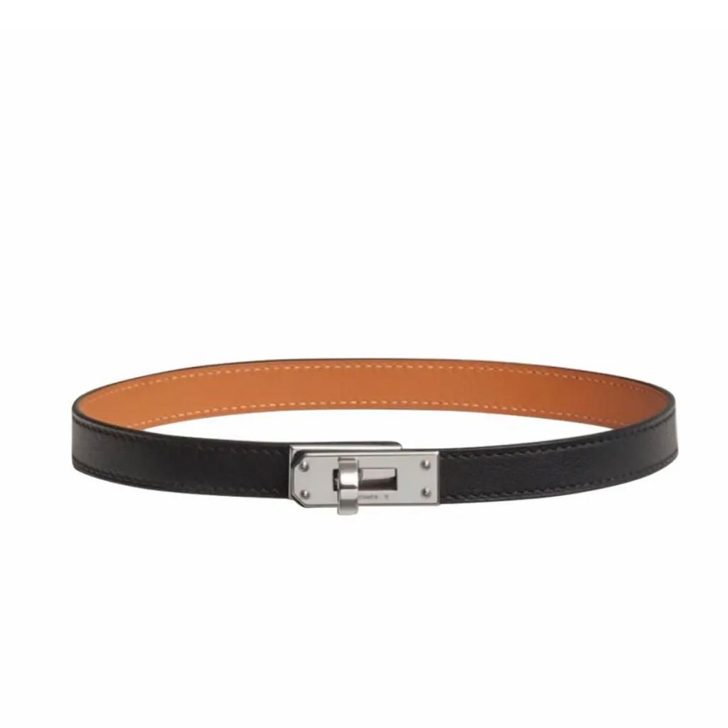 Браслет Kelly Double Tour Noir  Epsom с застёжкой Kelly