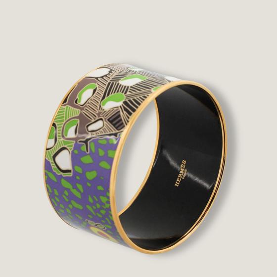 Браслет Mors A Jouets  Enamel Printed Extra Wide HERMES