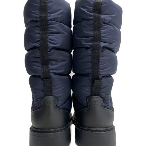 Сапоги Quilted CC Navy/Black Nylon с реверсивными шипами