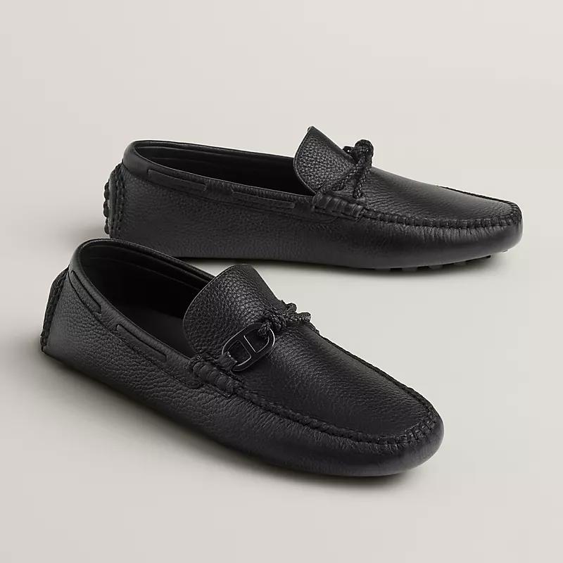 Мокасины Alessandro из оленьей кожи HERMES