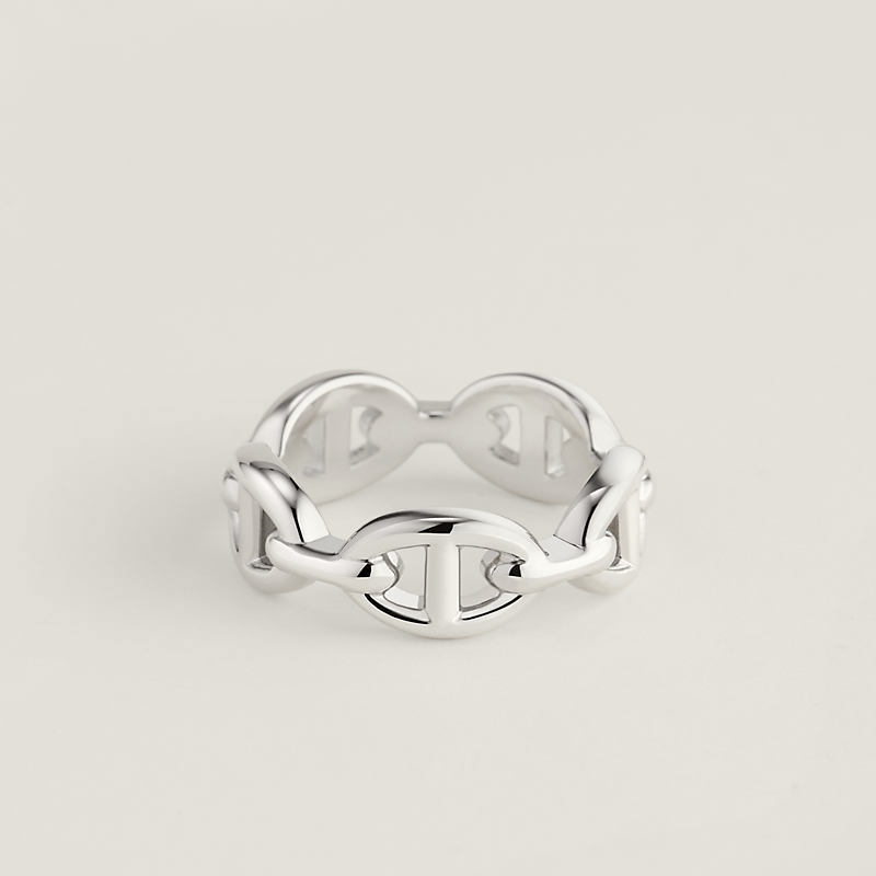 Кольцо Chaine d'Ancre Enchainee из серебра 925 HERMES