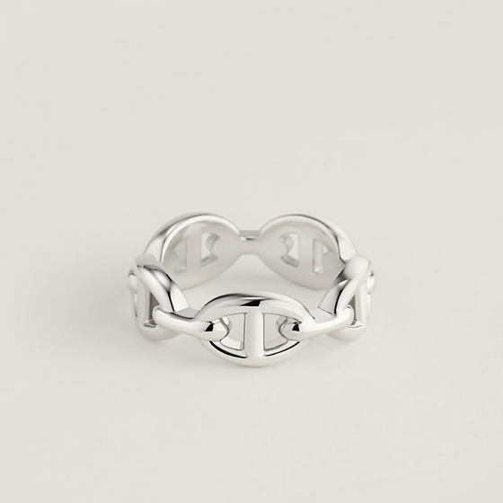 Кольцо Chaine d'Ancre Enchainee из серебра 925 HERMES