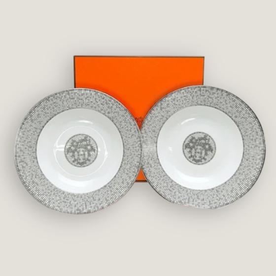 Тарелки  Mosaique au 24 platinum  HERMES
