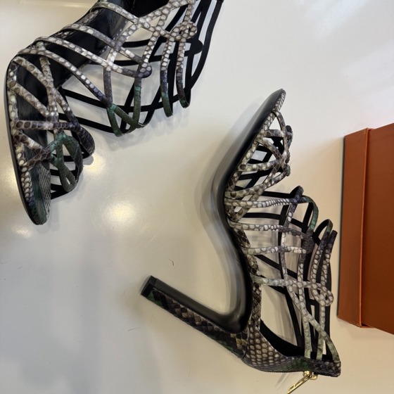 Босоножки Cage из лимитированной коллекции из кожи питона